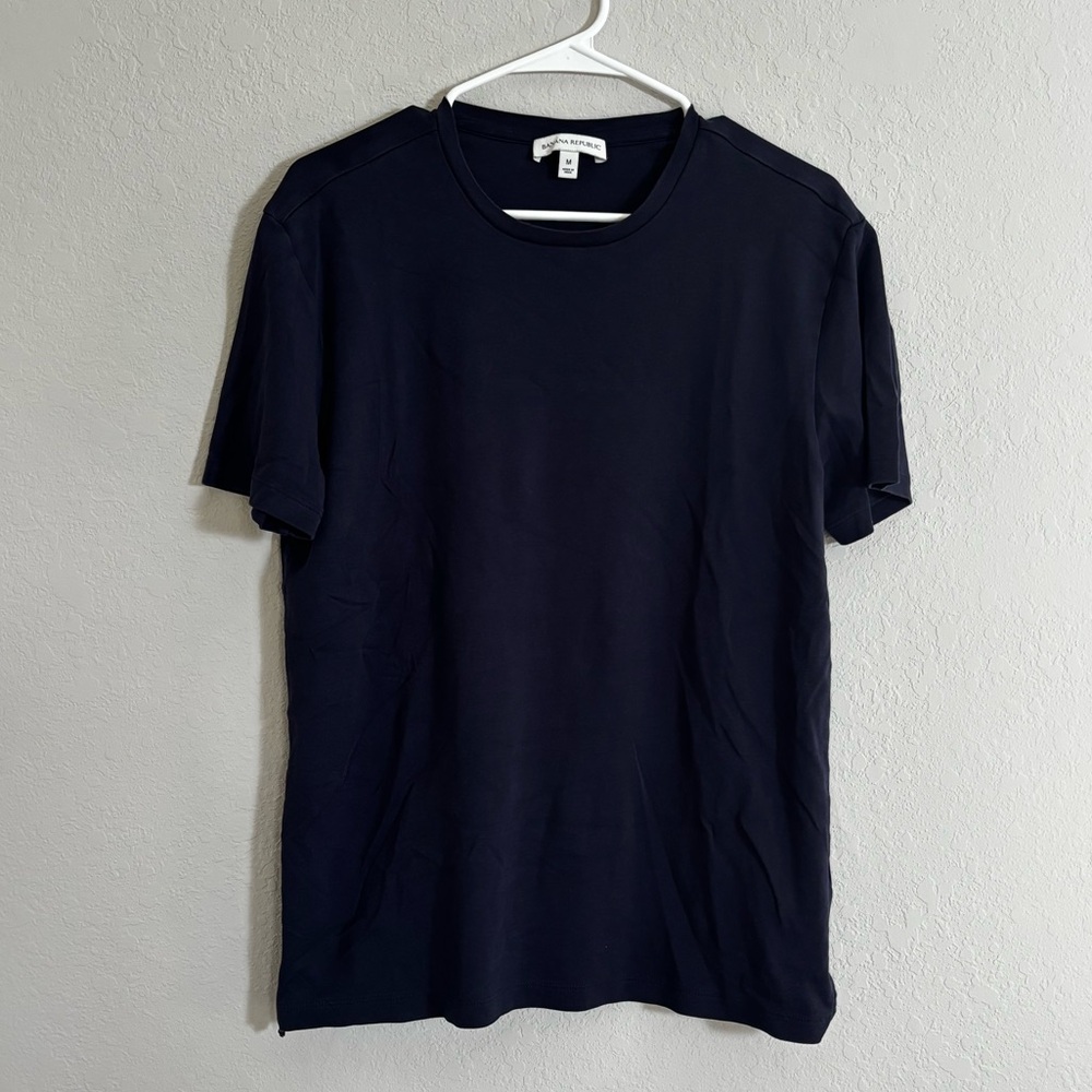 Banana Republic Dark Blue Short Sleeve Tee